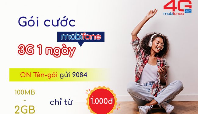 Tổng hợp các gói cước 3G 1 ngày của MobiFone rẻ nhất