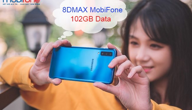 Gói cước 8DMAX MobiFone ưu đãi khủng 102GB thả ga truy cập 4G