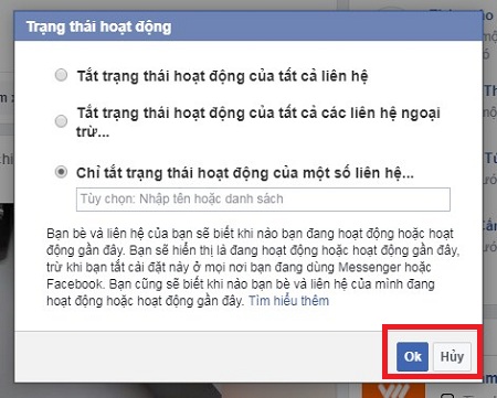 an thoi gian dang online facebook tren may tinh