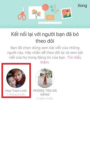 2 Cach xem lại nhung nguoi ma minh bo theo doi tren facebook