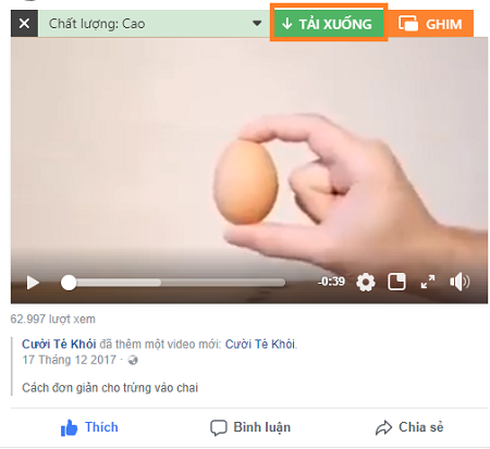 huong dan tai video facebook ve may tinh dien thoai nhanh chong