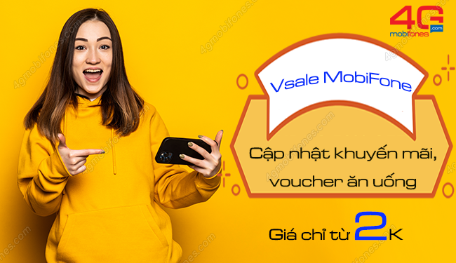 Đăng ký dịch vụ Vsale MobiFone xem thông tin khuyến mãi chỉ 2K