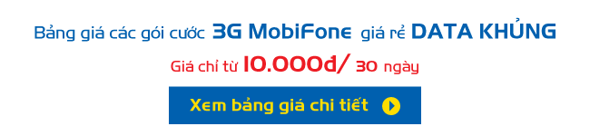 đăng ký mạng 3G cho sim mobi