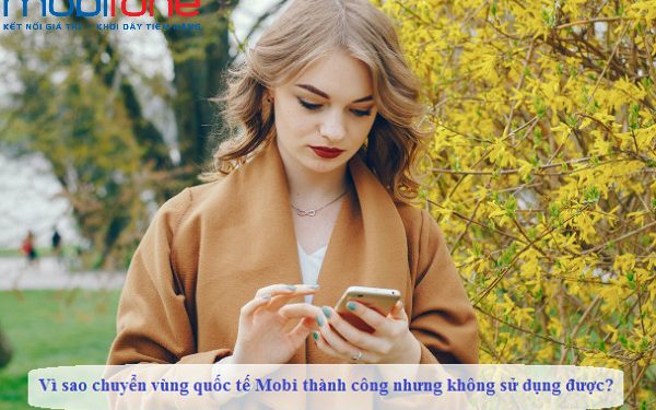 Vì sao chuyển vùng quốc tế Mobi thành công nhưng không sử dụng được?