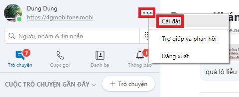  tat thong bao da doc tren skype may tinh va dien thoai