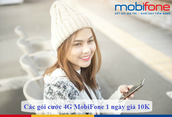 cach dang ky goi cươc 4G MobiFone 1 ngay 10k