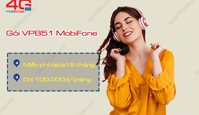 Cách đăng ký gói VPB51 MobiFone Miễn phí data CẢ NĂM