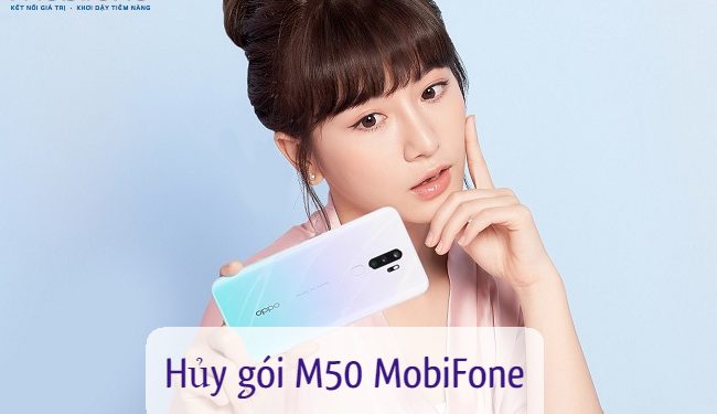 Cách hủy gói M50 của MobiFone qua sms