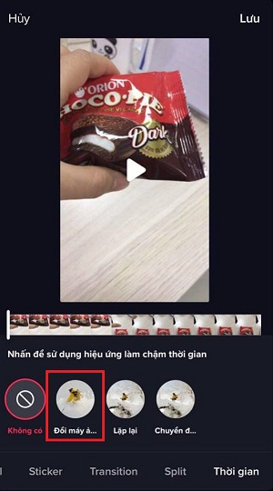 tua nguoc video tren tik tok sieu nhanh