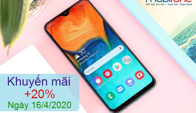 MobiFone khuyến mãi 20% thẻ nạp ngày 16/4/2020 toàn quốc