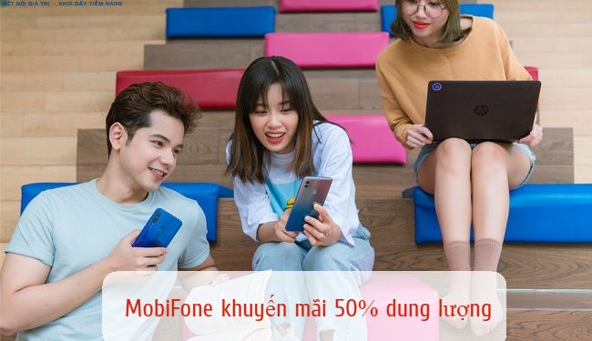 MobiFone khuyến mãi 50% data khi đăng ký 3G/4G chống dịch Covid-19