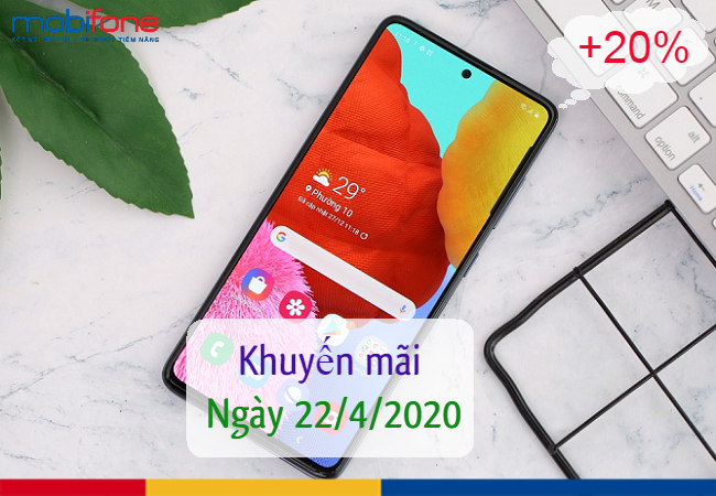 khuyến mãi MobiFone ngày 22/4/2020