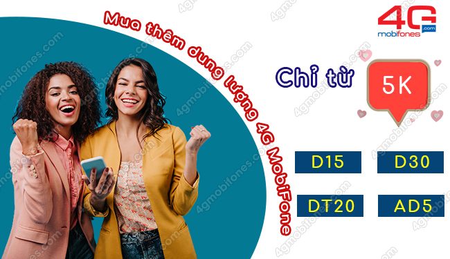 3 Cách mua thêm data 4G MobiFone với giá chỉ từ 5.000đ