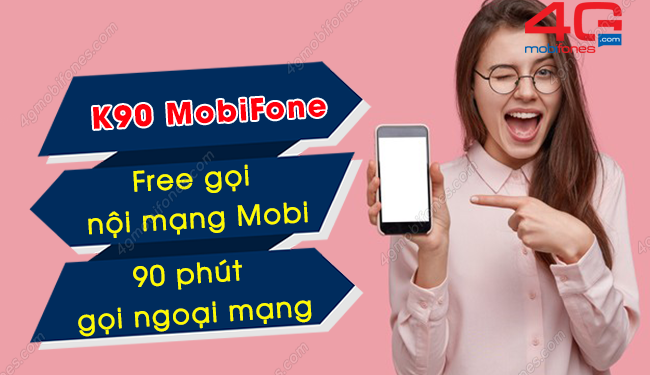 Gói K90 của MobiFone Free gọi thả ga chỉ 90k/tháng