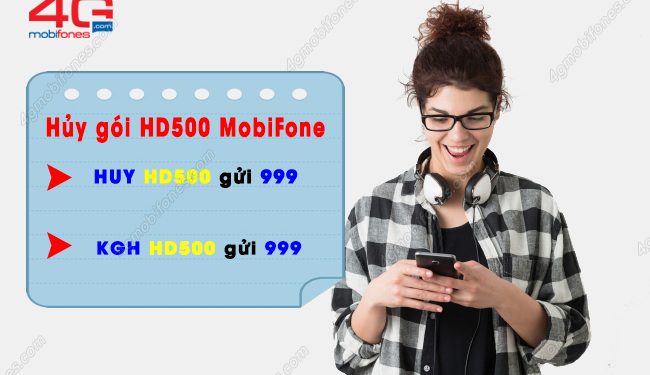 2 Cách hủy gói HD500 MobiFone đơn giản chỉ trong 2s