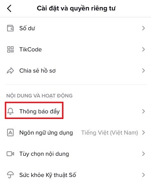 tat thong bao tik tok tren iphone nhanh