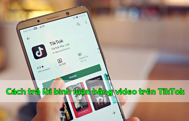 cach tra loi binh luan bang video tren tiktok