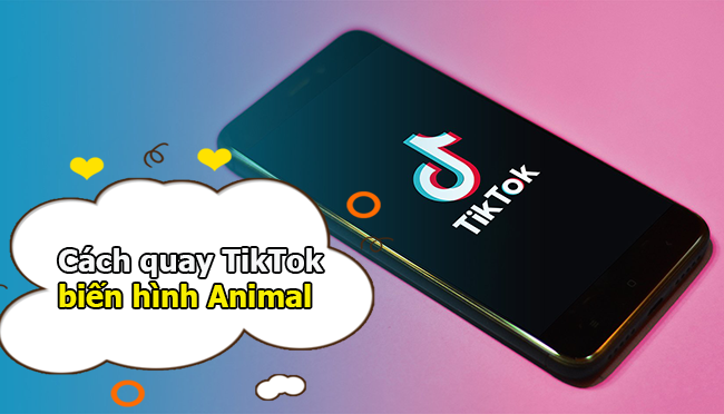 cach quay tiktok bien hinh animal