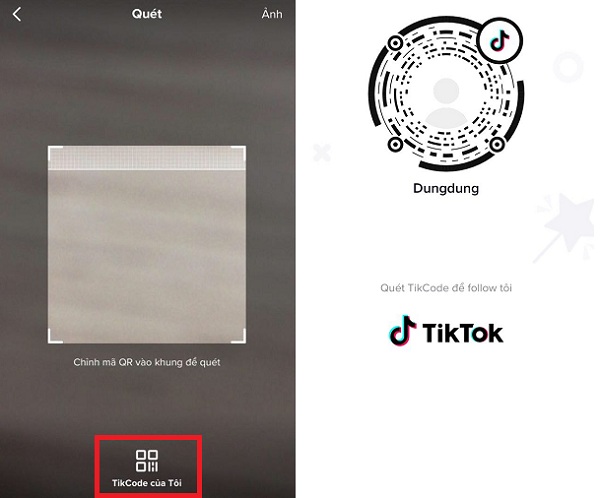 quet ma qr tiktok sieu de