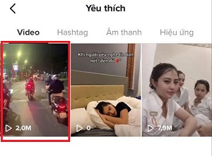  xem video da them vao yeu thich tren tiktok sieu de