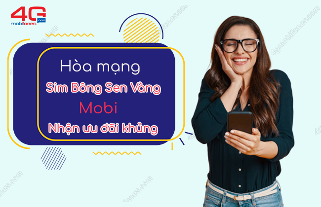 hoa mang sim bong sen vang mobifone