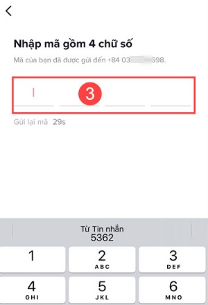 Cac buoc doi so dien thoai tren tiktok