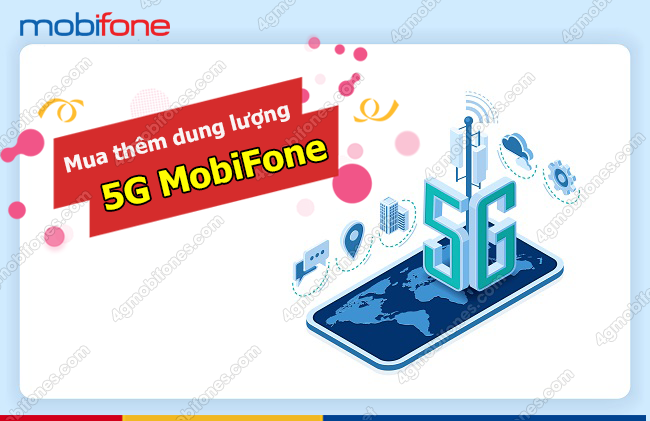 cach mua them dung luong 5g mobifone