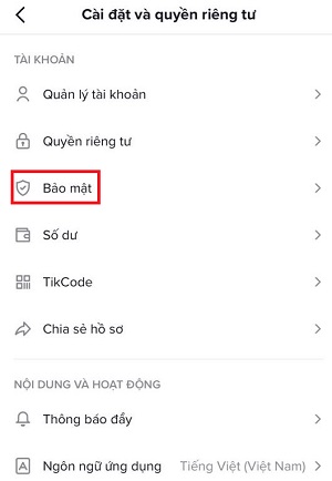  xac minh tai khoan tiktok qua sms email nhanh