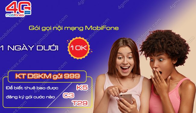 Hướng dẫn đăng ký gọi nội mạng MobiFone trong ngày dưới 10k