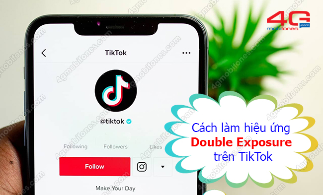 cach lam hieu ung double exposure tren tiktok