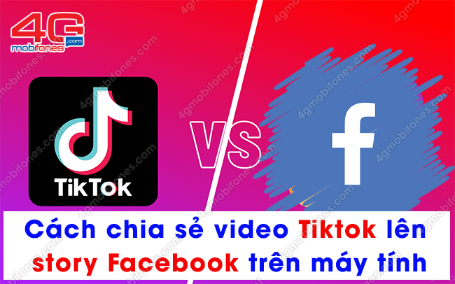 cach chia se video tiktok len story facebook tren may tinh