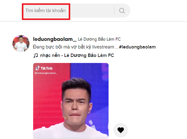  tim kiem nguoi dung tren tiktok bang may tinh