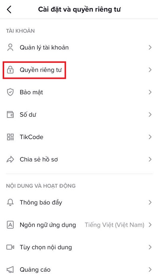 cho nguoi khac luu video tren tiktok sieu de