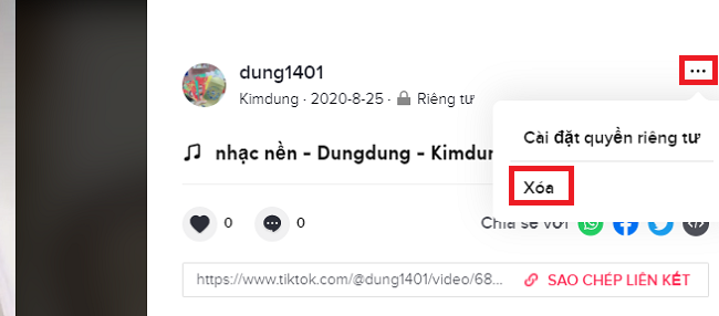 huong dan xem lai video rieng tu tren tiktok