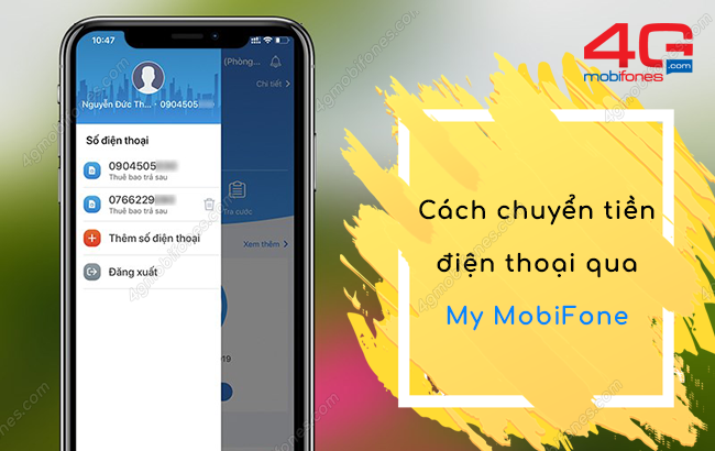 cach chuyen tien dien thoai qua my mobifone
