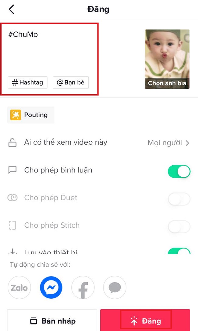 quay hieu ung chu mo tiktok