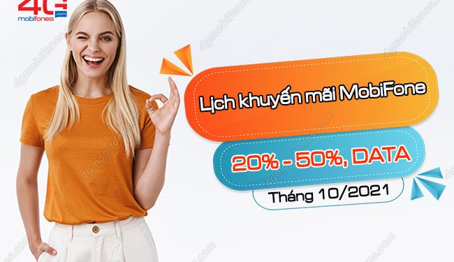 Lịch khuyến mãi MobiFone tháng 10/2021: TB lâu năm, hòa mạng mới