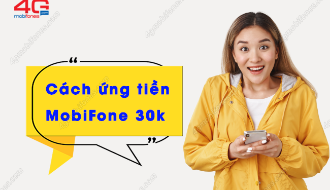 Làm sao để ứng tiền sim Mobi 30k vào tài khoản chính?