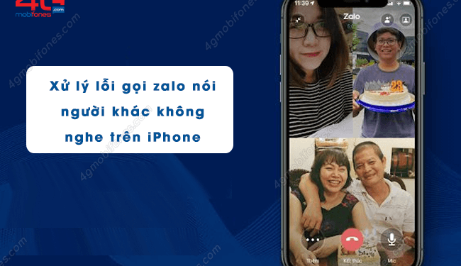 Xử lý nhanh lỗi gọi zalo nói người khác không nghe trên iPhone