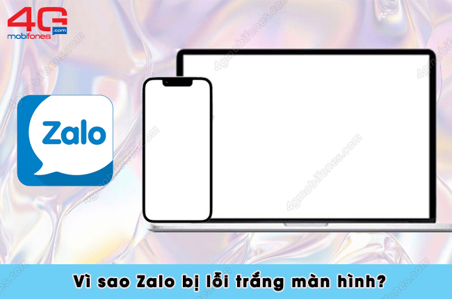 zalo pc bi loi man hinh trang