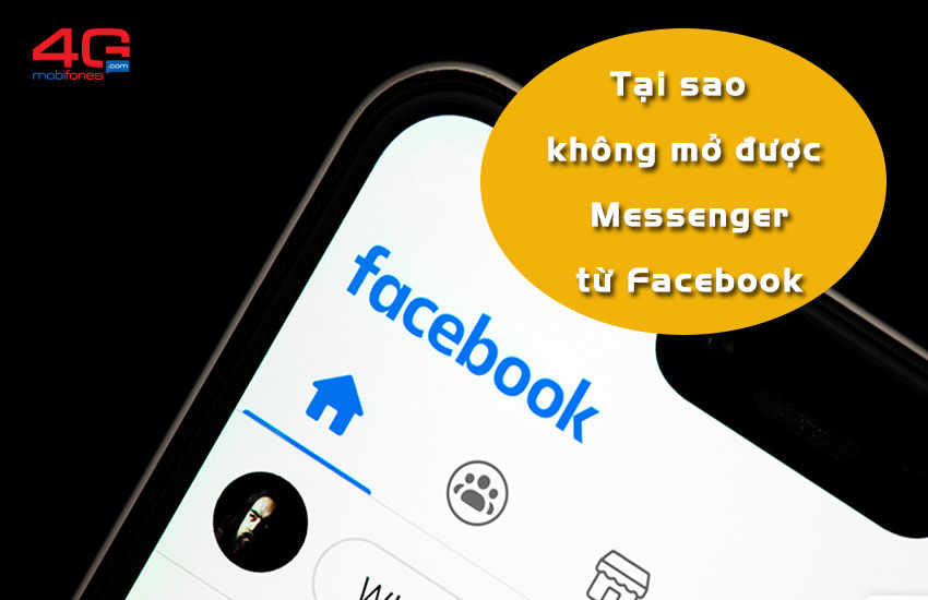 khong mo duoc messenger tu facebook